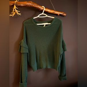 Dark Forest Green BCBG Sweater Size M